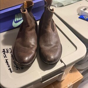 Lucky Brand Dark Brown Leather Men's Boots